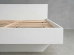 Letto levitante 180x200 bianco DM2 realizzato con pannello per mobili