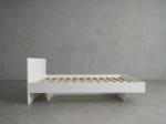 Letto levitante 180x200 bianco DM2 realizzato con pannello per mobili