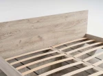 Letto levitante 180x200 rovere sonoma DM2 realizzato con pannello per mobili
