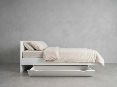 Cassetto con ruote sotto letto, DM2 Bianco