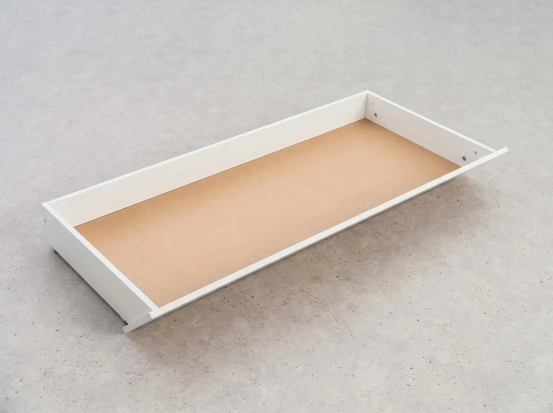 Cassetto con ruote sotto letto, DM2 Bianco