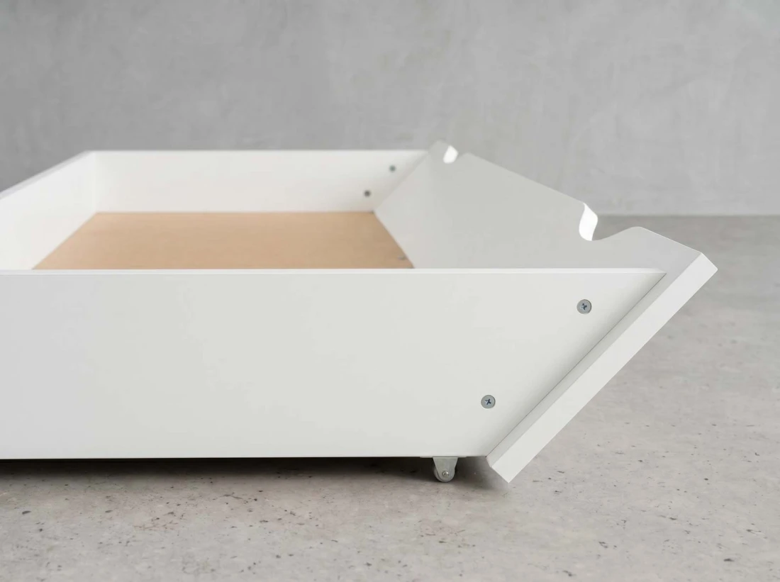 Cassetto con ruote sotto letto, DM2 Bianco