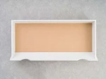 Cassetto con ruote sotto letto, DM2 Bianco
