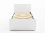 Letto 90x200 DM1 bianco con telaio metallico sollevabile e contenitore