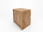Comodino 2S 40x40 cm Fabio rovere artigianale