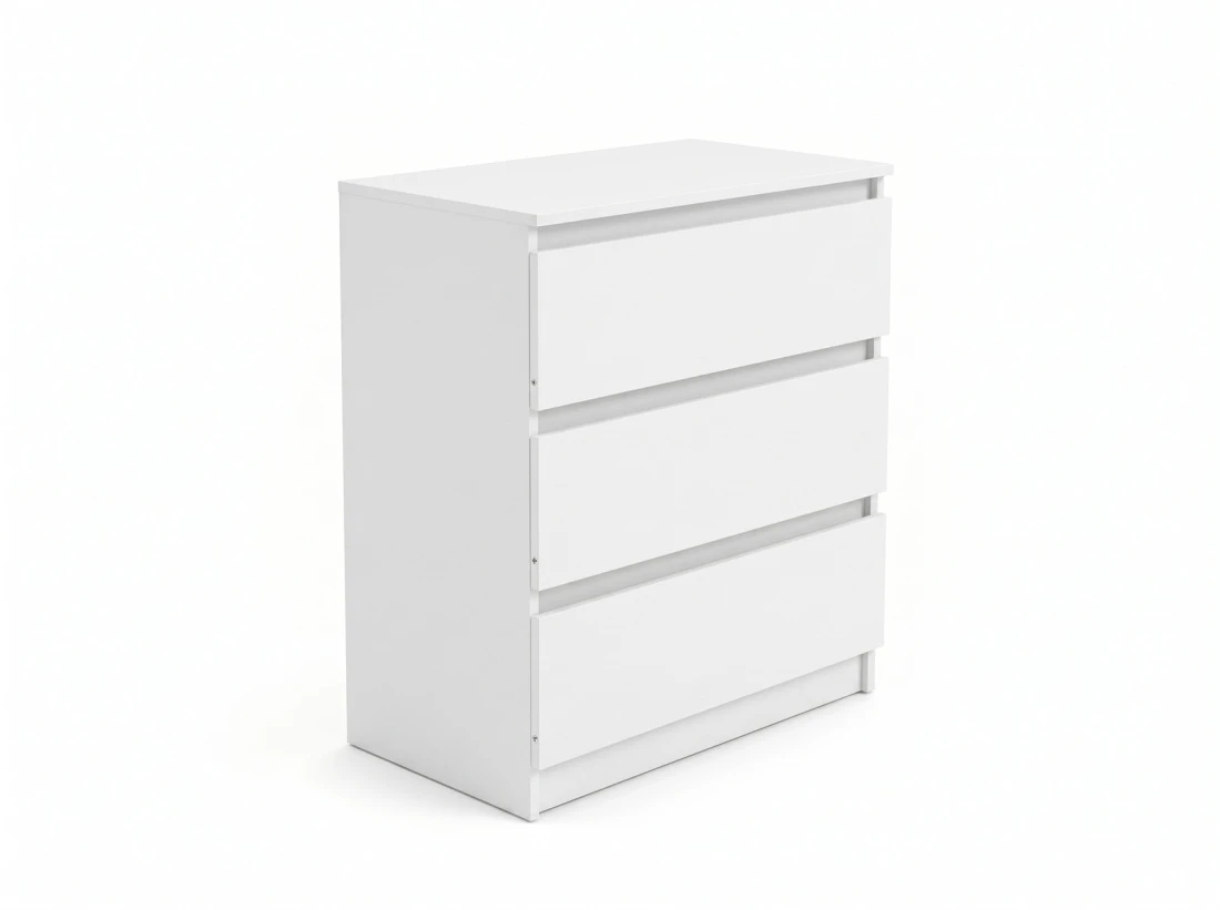 Cassettiera 3S 70x77 cm Fabio bianco