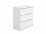 Cassettiera 3S 70x77 cm Fabio bianco
