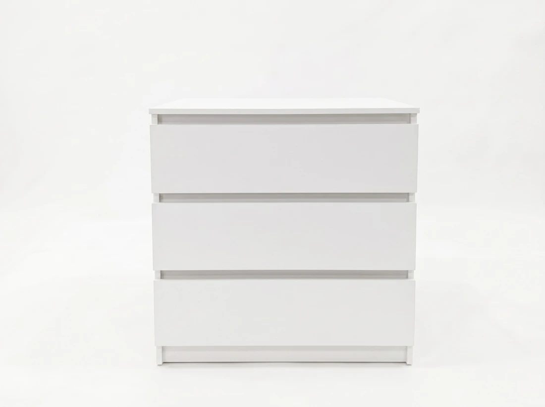 Cassettiera 3S 70x77 cm Fabio bianco