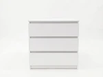 Cassettiera 3S 70x77 cm Fabio bianco
