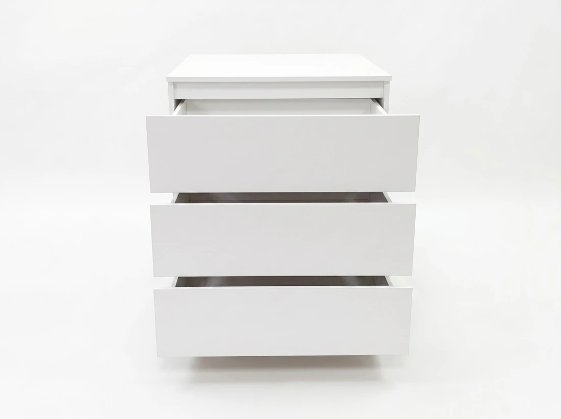 Cassettiera 3S 70x77 cm Fabio bianco
