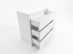 Cassettiera 3S 70x77 cm Fabio bianco