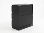 Cassettiera 3S 70x77 cm Fabio nero