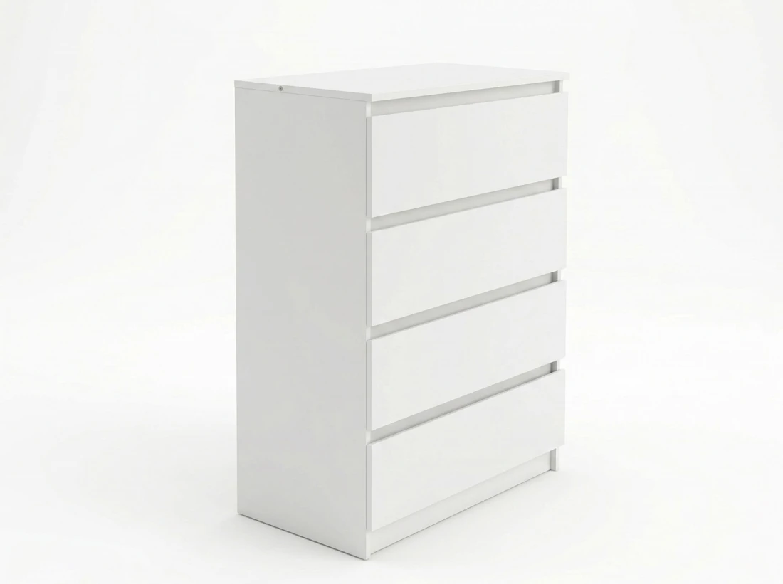 Cassettiera 4S 70x100 cm Fabio bianco