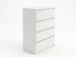 Cassettiera 4S 70x100 cm Fabio bianco