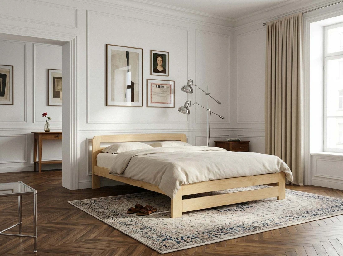 Letto 120x200 Lidia in pino