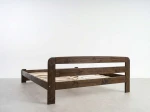 Letto 120x200 Lidia in pino colore noce