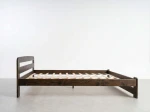 Letto 120x200 Lidia in pino colore noce