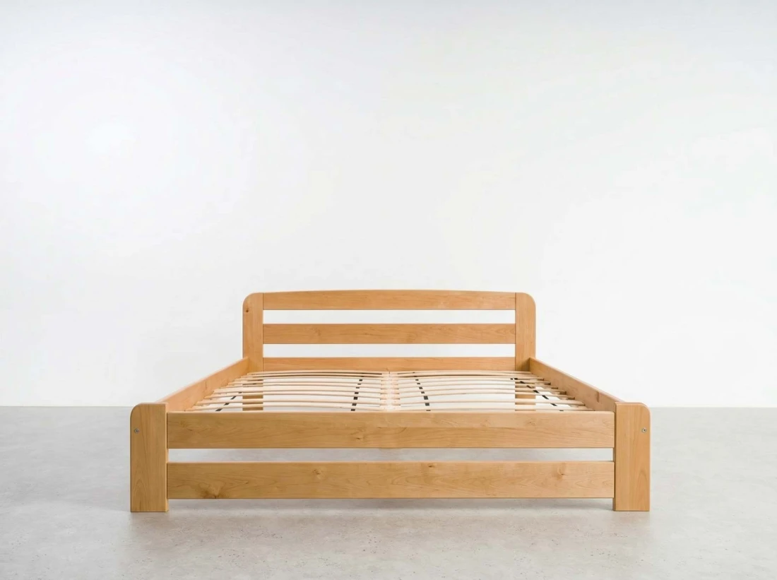 Letto 160x200 Lidia in pino colore ontano