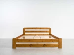 Letto in pino 180x200 Lidia colore rovere