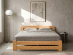 Letto in pino 180x200 Lidia colore ontano
