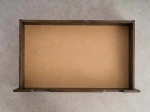 Cassetto da letto in pino 98cm noce