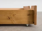 Cassetto da letto in pino 98cm rovere