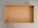 Cassetto da letto in pino 98cm rovere