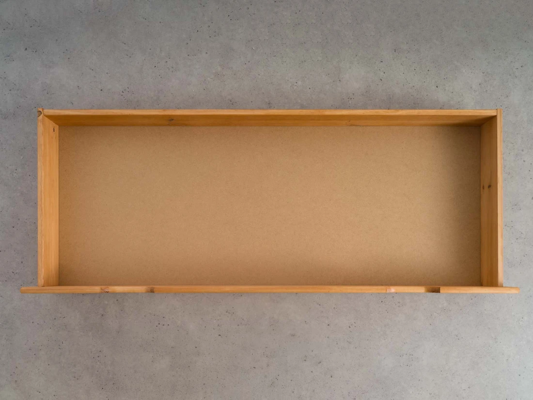 Cassetto da letto in pino 150cm ontano