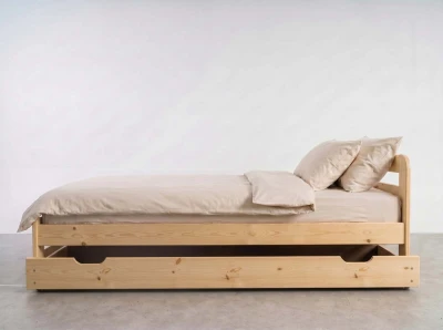 Cassetto da letto in pino 198cm