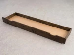 Cassetto da letto in pino 198cm noce