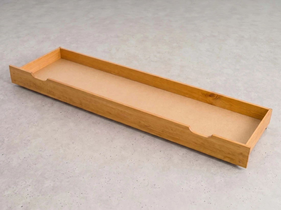 Cassetto da letto in pino 198cm ontano