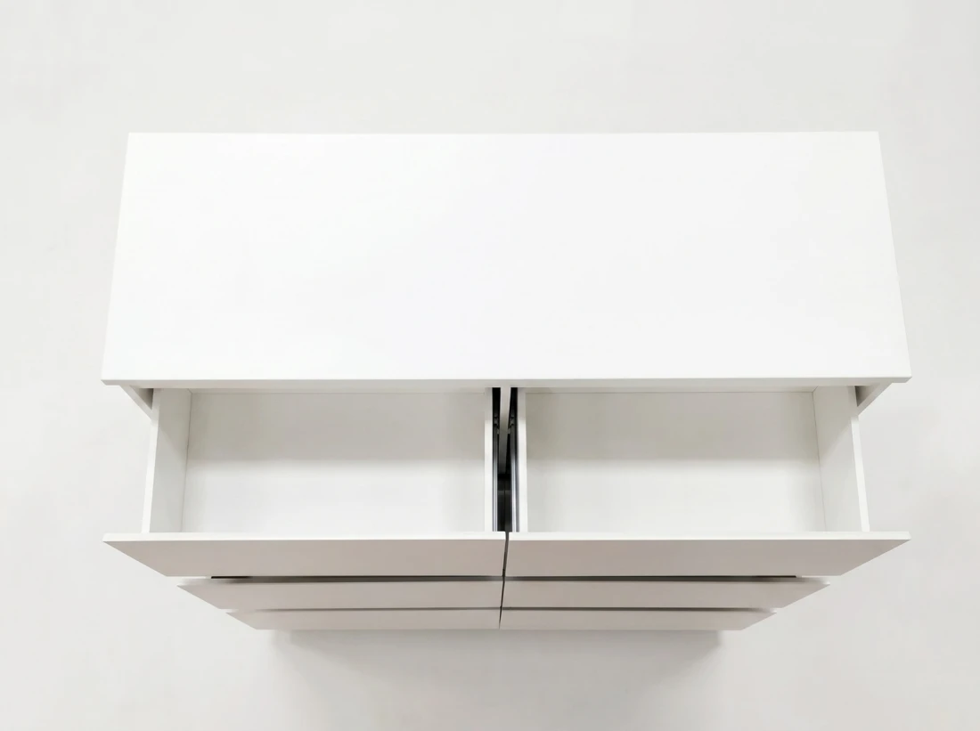 Cassettiera 6S 120x77 cm Fabio bianco