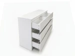 Cassettiera 6S 120x77 cm Fabio bianco
