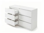 Cassettiera 6S 120x77 cm Fabio bianco