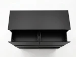 Cassettiera 6S 120x77 cm Fabio nero