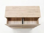 Cassettiera 6S 120x77 cm Fabio rovere di sonoma
