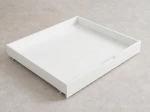 Letto a castello in legno per 3 persone 90x200 cm con cassetti P3S bianco