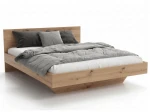 Letto levitante 140x200 rovere artisan DM2 realizzato con pannello per mobili