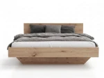 Letto levitante 160x200 rovere artisan DM2 realizzato con pannello per mobili