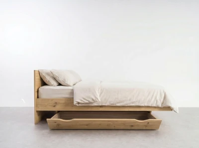 Cassetto con ruote sotto letto, DM2 Rovere Artisan