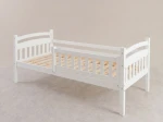 Letto a castello in legno per 3 persone 90x200 cm con cassetti P3S bianco