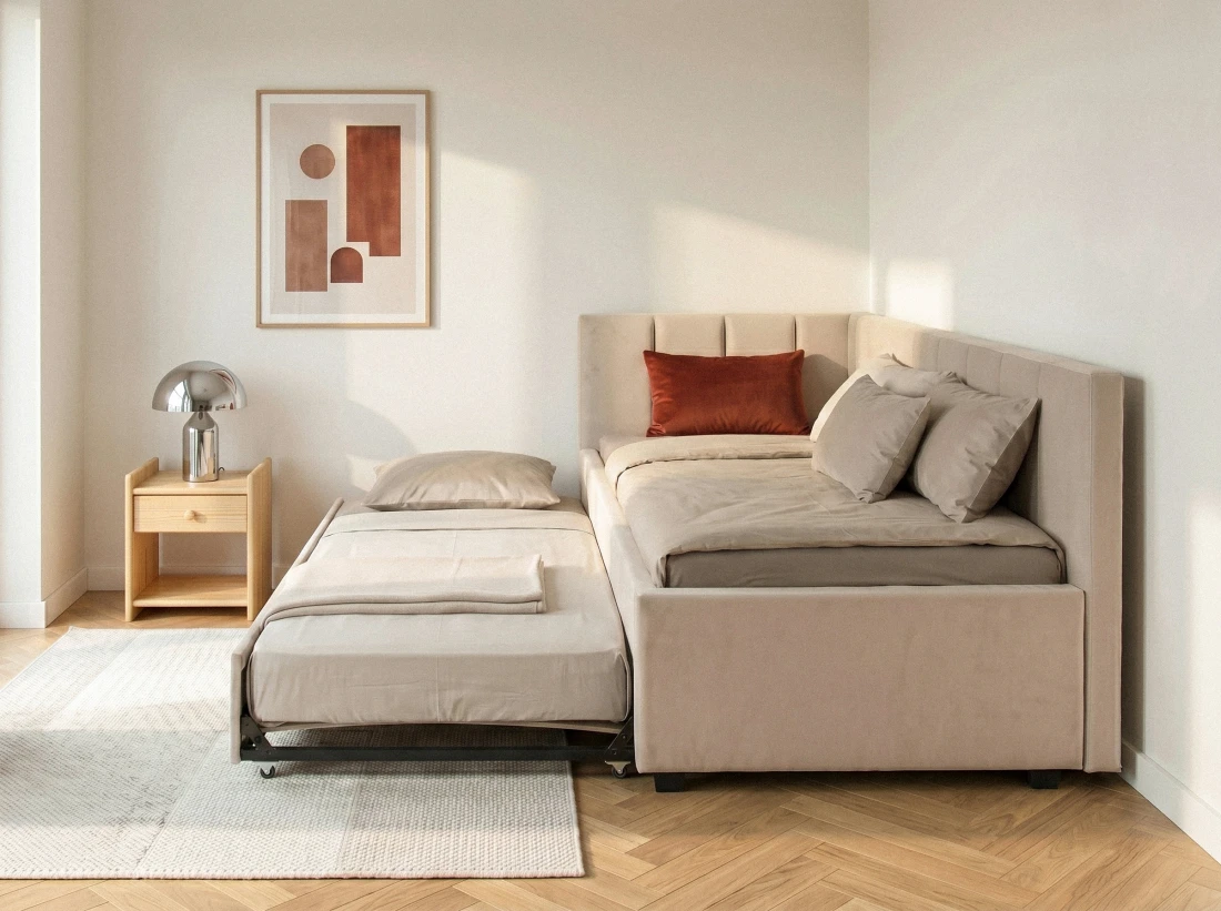Divano letto a due posti 90x200 con struttura Dan Soro 21