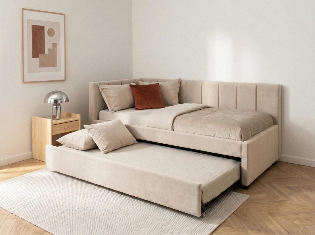 Divano letto a due posti 90x200 con struttura Dan Soro 21