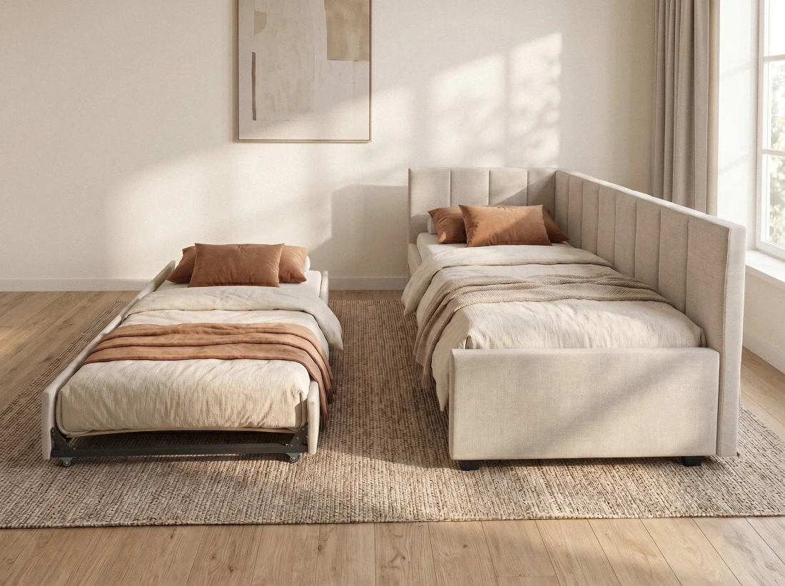 Divano letto a due posti 90x200 con struttura Dan Soro 21