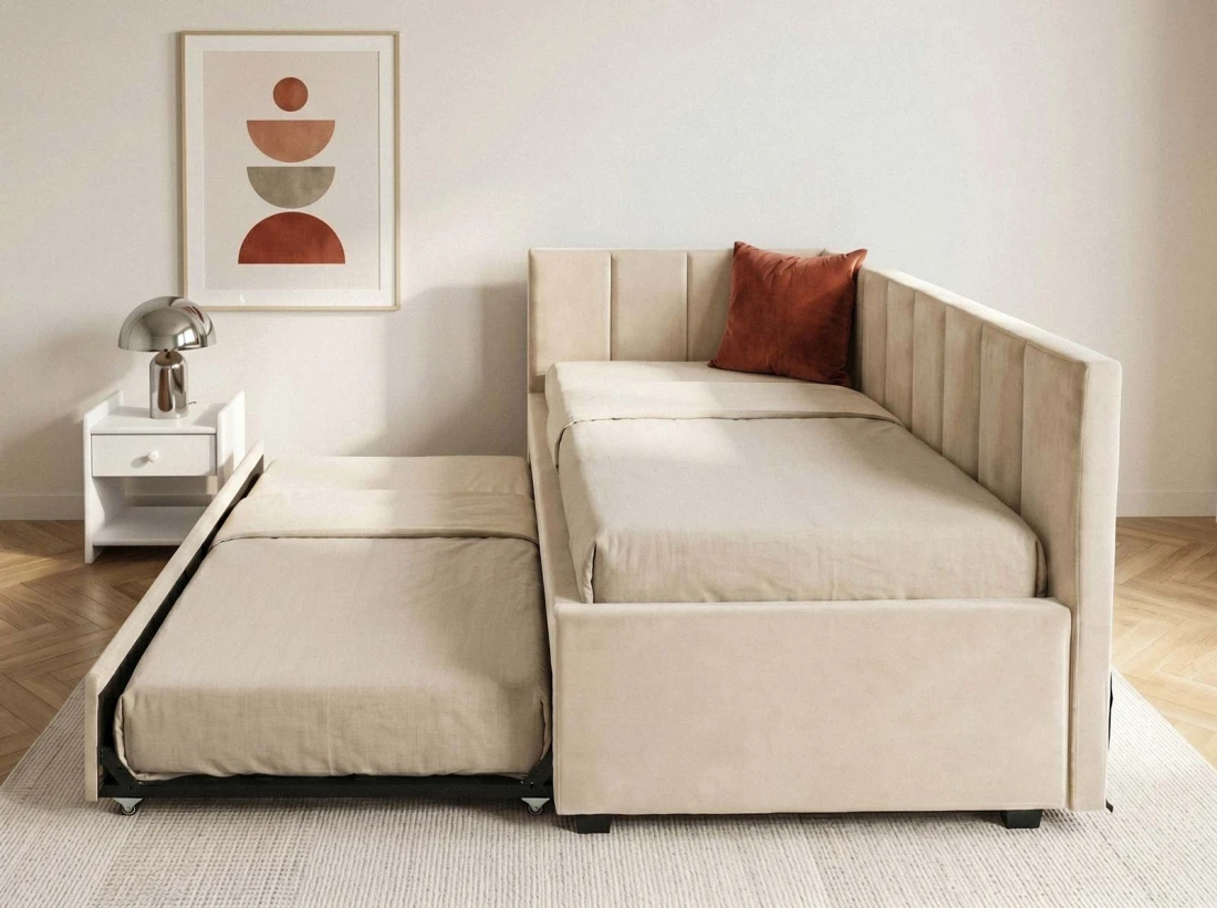 Divano letto a due posti 90x200 con struttura Dan Bluvel 22