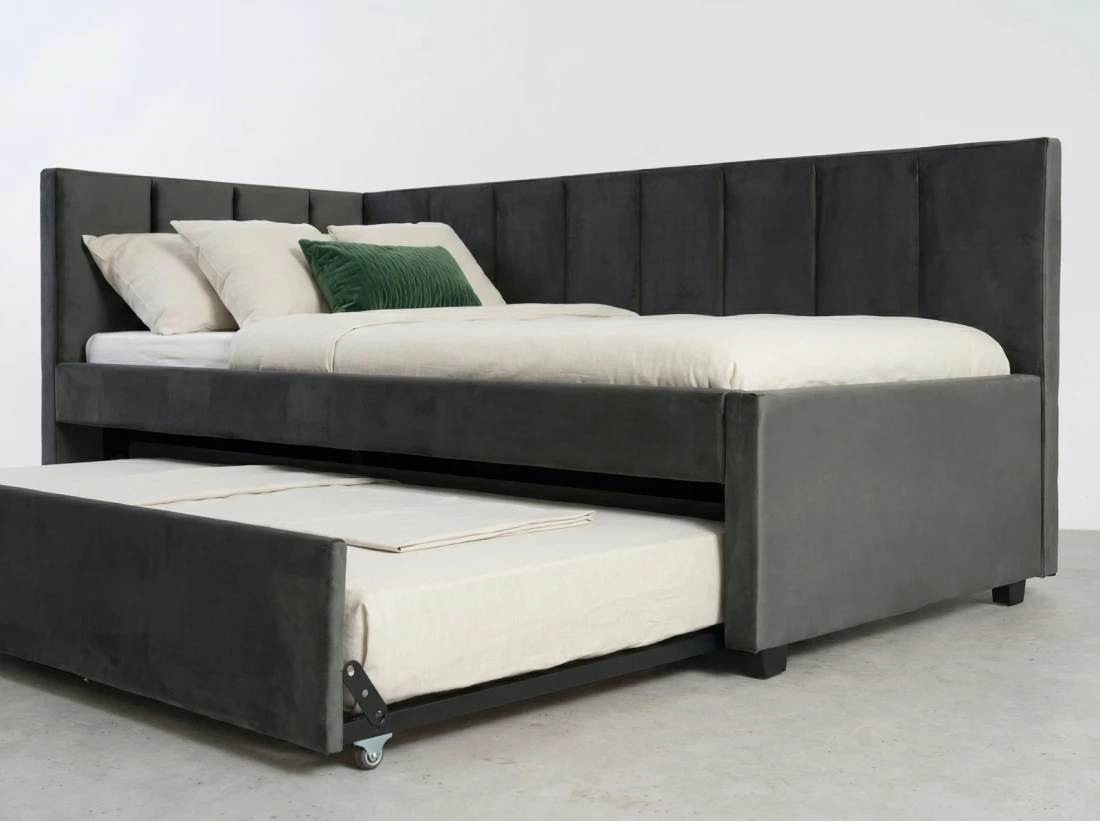 Divano letto a due posti 90x200 con struttura Dan Bluvel 18