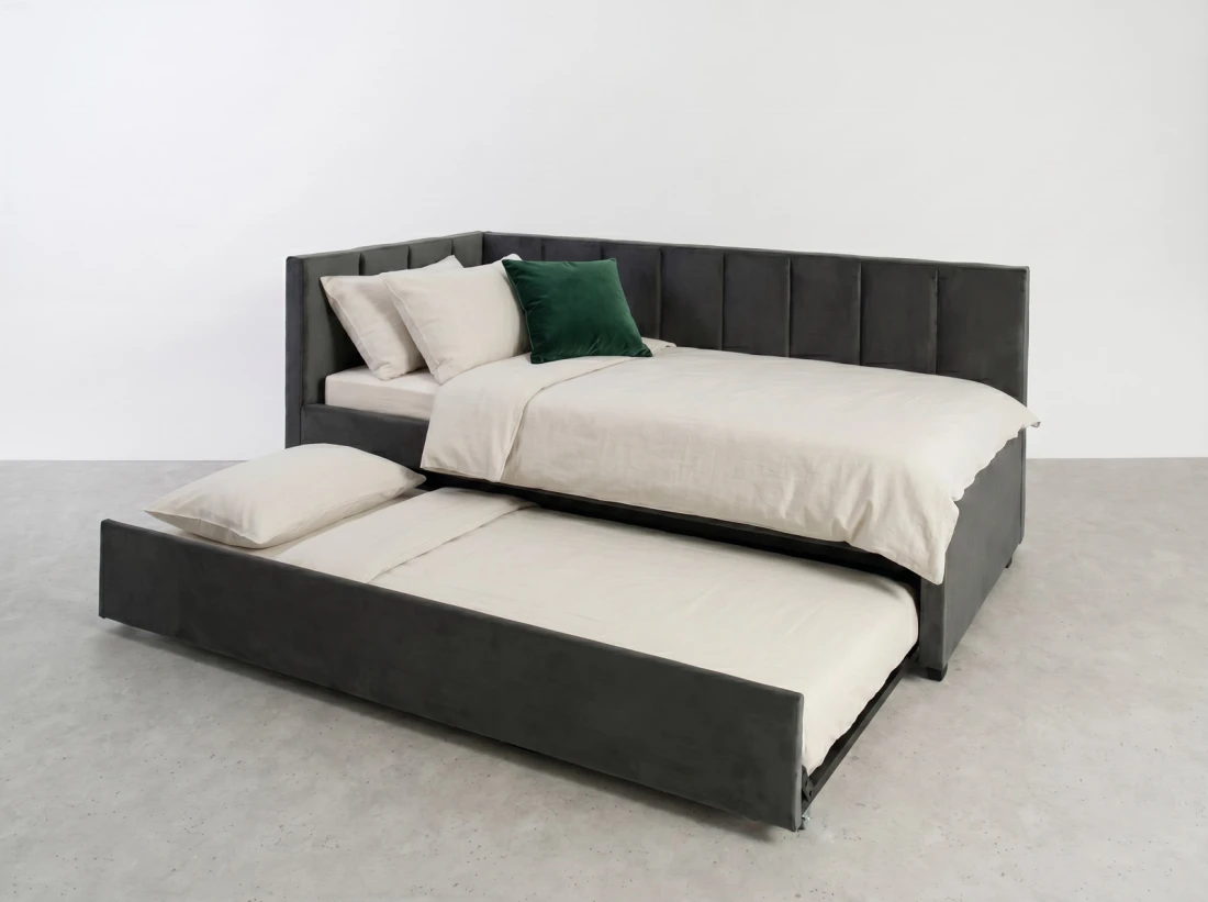 Divano letto a due posti 90x200 con struttura Dan Bluvel 18