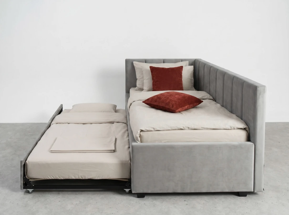 Divano letto a due posti 90x200 con struttura Dan Bluvel 03