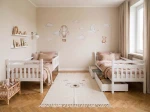 Letto a castello in legno 90x200 con cassetti P4S in bianco