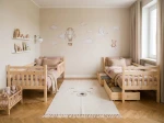 Letto a castello in legno 90x200 con cassetti P4S in pino